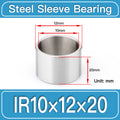 IR10mm×12mm×20mm-5pcs steel bushing specification drawing and dimensions