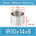 IR10mm×14mm×6mm-10pcs steel bushing specification drawing and dimensions