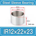 IR12mm×22mm×23mm steel bushing specification drawing and dimensions