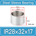 IR28mm×32mm×17mm-2pcs steel bushing specification drawing and dimensions