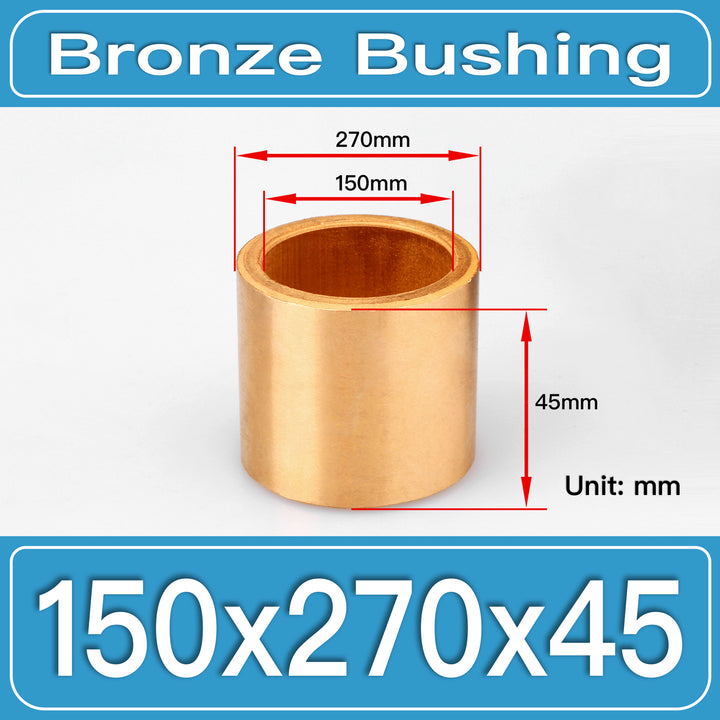 SBB-150X270X45MM Oil-Impregnated Sintered Bronze Sleeve Bushings dimension drawing