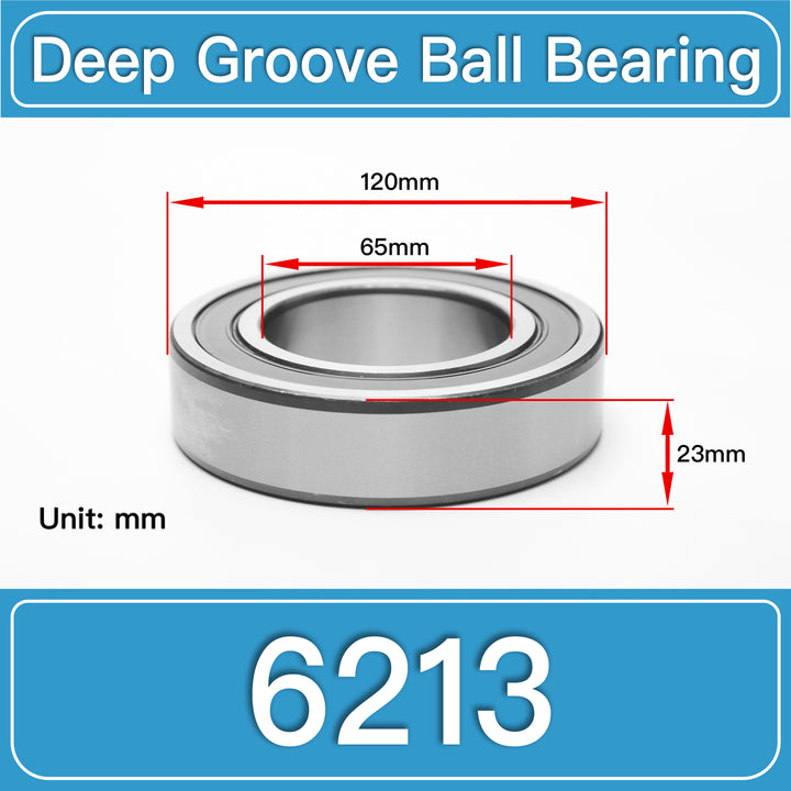 6213 Deep Groove Ball Bearings dimension drawing