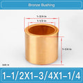 BRB-1-1_2X1-3_4X1-1_4 Inch Oil-Impregnated Bronze Sleeve Bushings dimension drawing