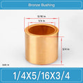 BRB-1_4X5_16X3_4 Inch Oil-Impregnated Bronze Sleeve Bushings dimension drawing