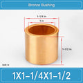 BRB-1X1-1_4X1-1_2 Inch Oil-Impregnated Bronze Sleeve Bushings dimension drawing