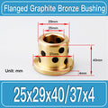 GFB-25X29X40-F37X4MM Graphite Bronze Flanged Bushings dimension drawing