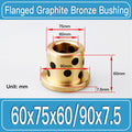 GFB-60X75X60-F90X7P5MM Graphite Bronze Flanged Bushings dimension drawing