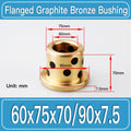 GFB-60X75X70-F90X7P5MM Graphite Bronze Flanged Bushings dimension drawing