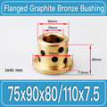 GFB-75X90X80-F110X7P5MM Graphite Bronze Flanged Bushings dimension drawing