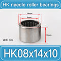 HK08X14X10 Drawn Cup Needle Roller Bearings dimension drawing