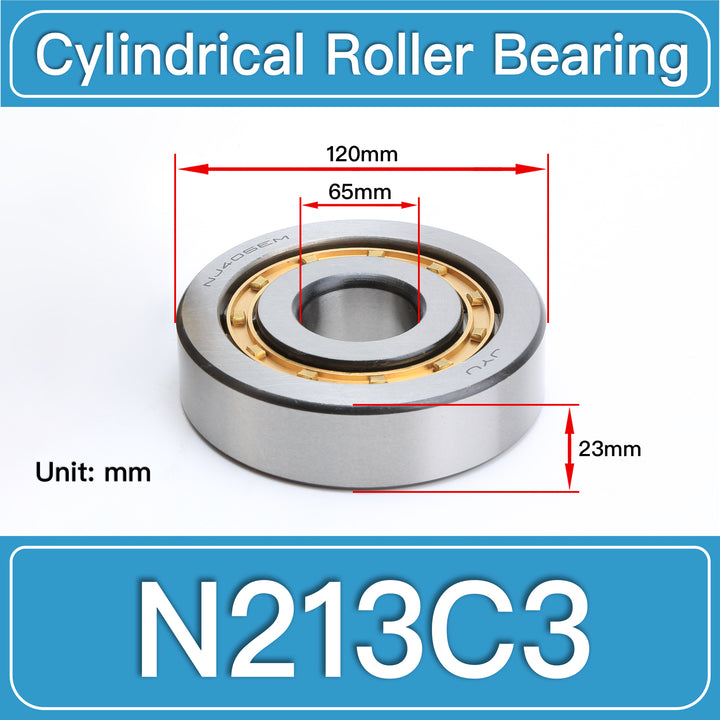 N213C3 Cylindrical Roller Bearings dimension drawing