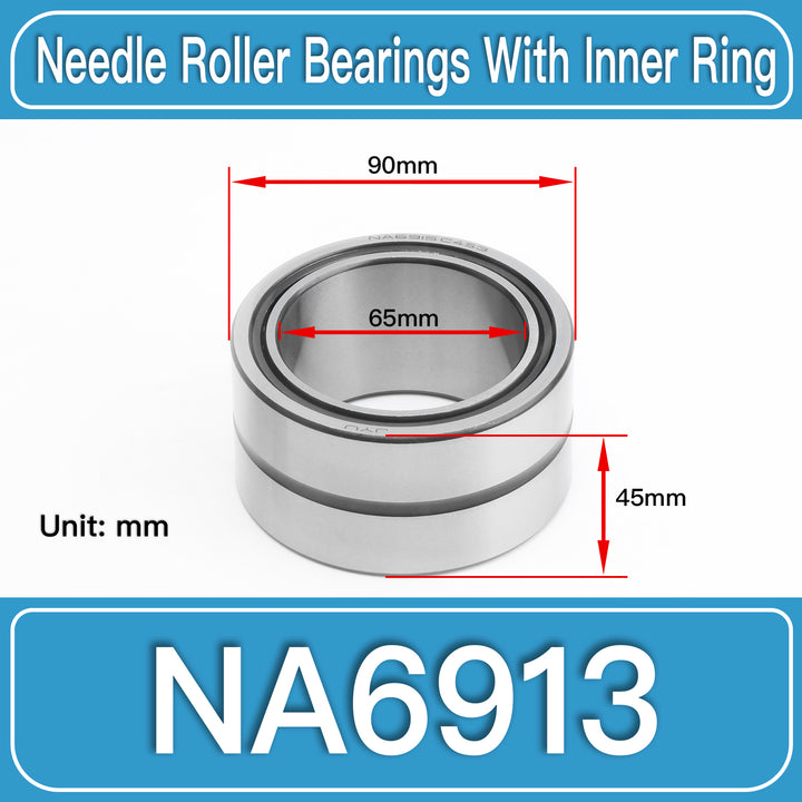 NA6913 Machined Needle Roller Bearings dimension drawing