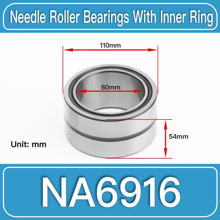 NA6916 Machined Needle Roller Bearings dimension drawing