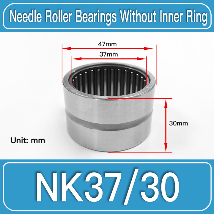 NK37_30 Machined Needle Roller Bearings dimension drawing