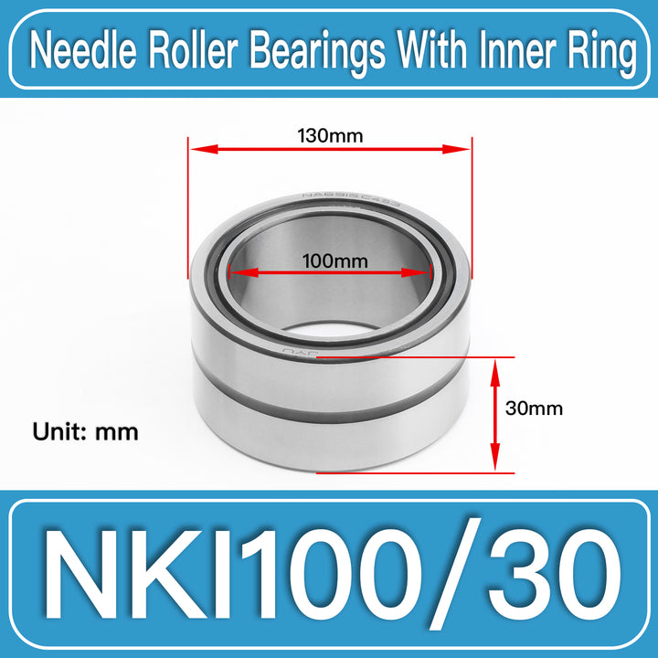 NKI100_30 Machined Needle Roller Bearings dimension drawing
