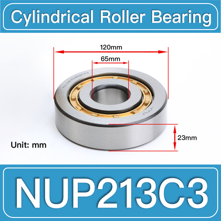 NUP213C3 Cylindrical Roller Bearings dimension drawing
