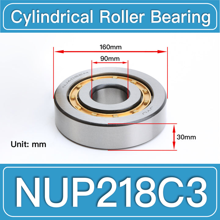 NUP218C3 Cylindrical Roller Bearings dimension drawing