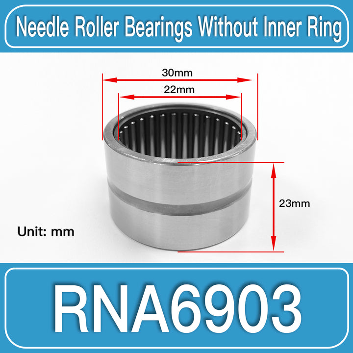RNA6903 Machined Needle Roller Bearings dimension drawing