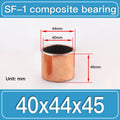 SF-1 40X44X45MM SF-1 Steel-Backed Composite Sleeve Bushings dimension drawing